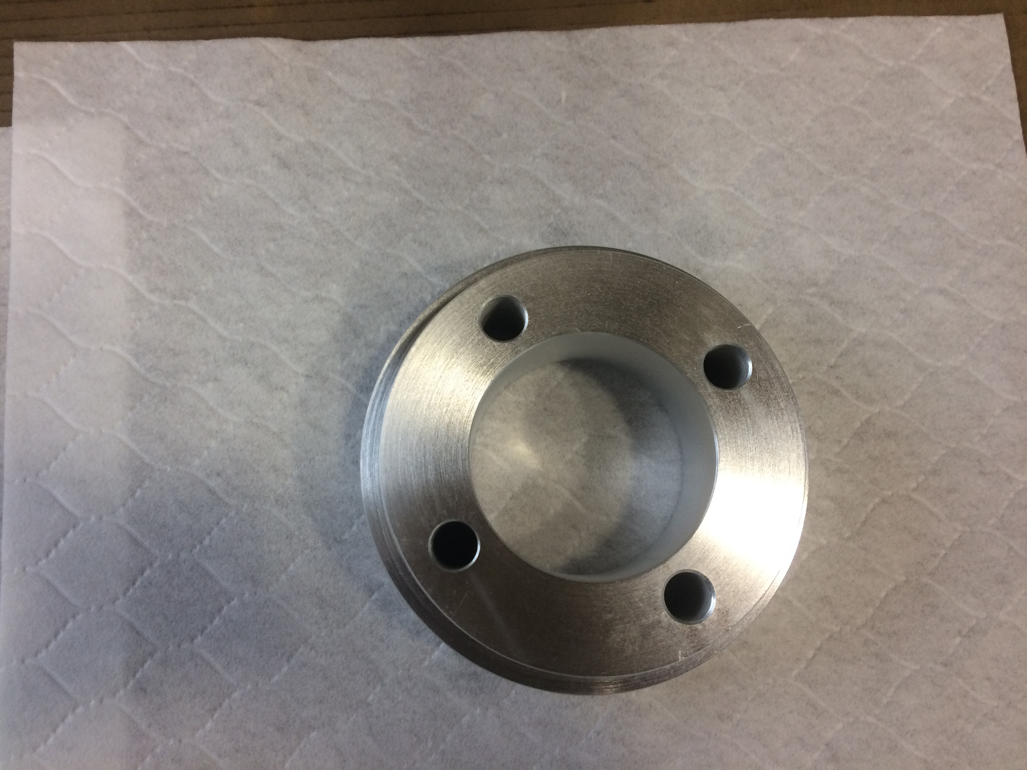 Cadmium plated flange